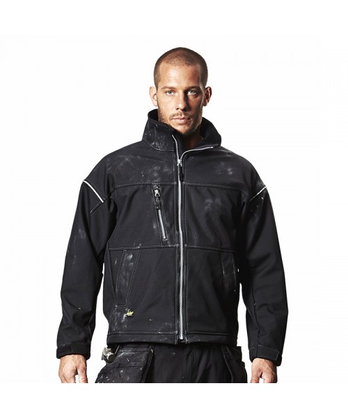 Plain Profiling soft shell jacket Snickers Workwear 265 GSM